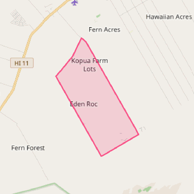 Map of Eden Roc