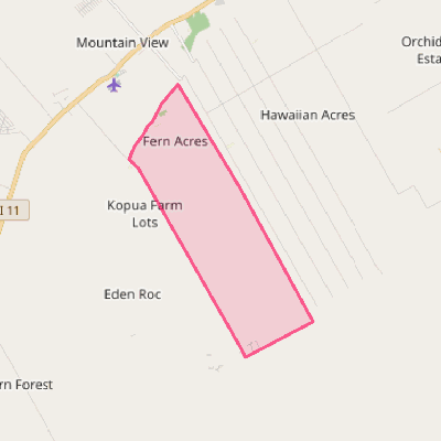 Map of Fern Acres