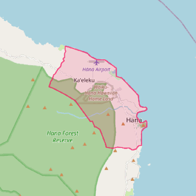 Map of Hana