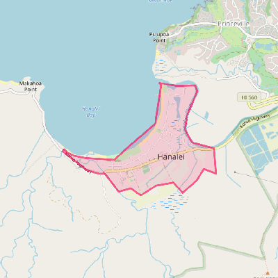 Map of Hanalei