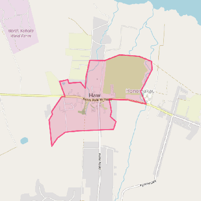 Map of Hawi