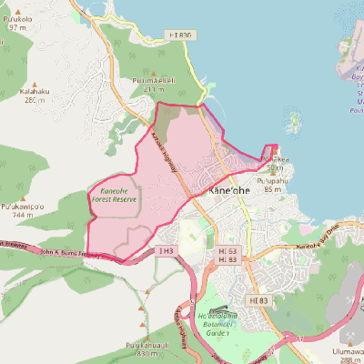 Map of Heeia