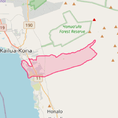 Map of Holualoa