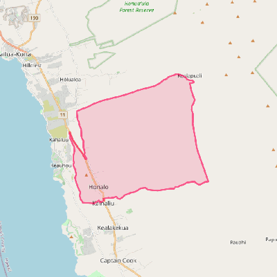 Map of Honalo