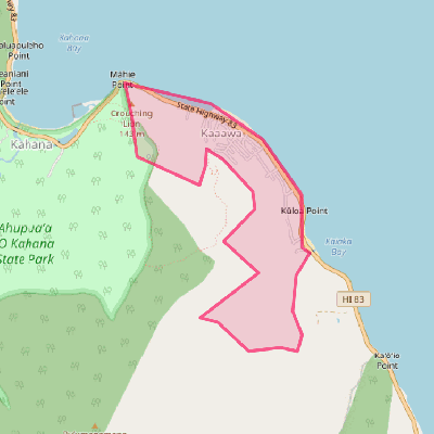 Map of Kaaawa