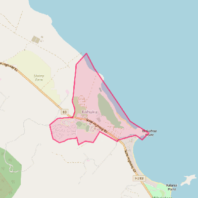 Map of Kahuku