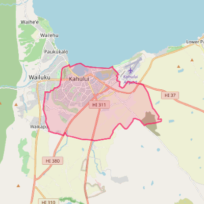 Map of Kahului