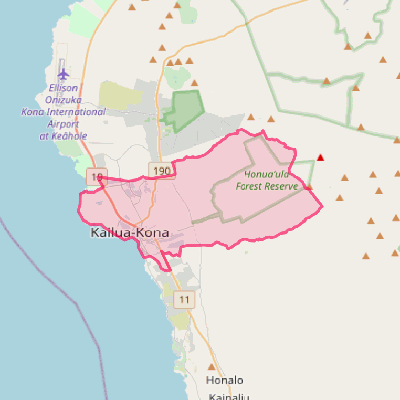 Map of Kailua