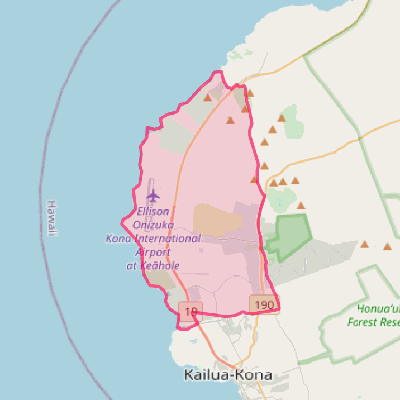 Map of Kalaoa