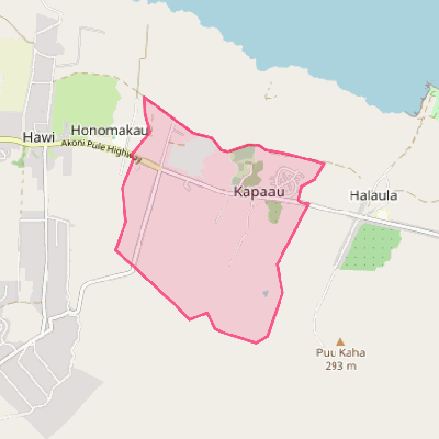 Map of Kapaau