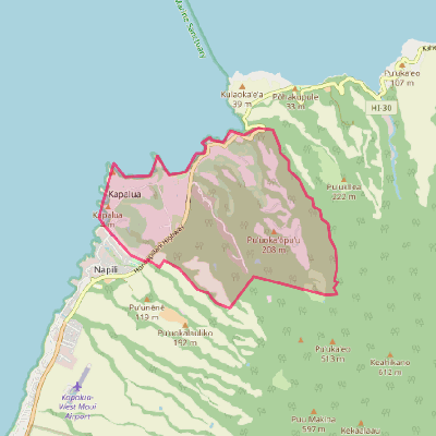 Map of Kapalua