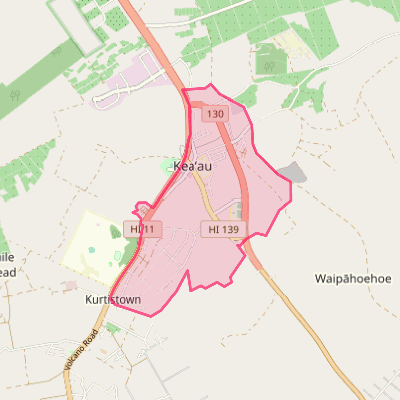 Map of Keaau