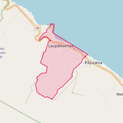 Map of Laupahoehoe