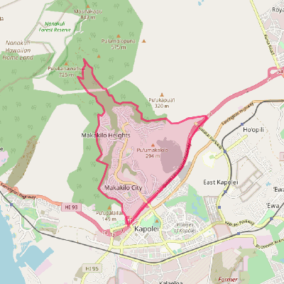 Map of Makakilo