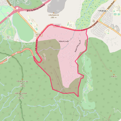 Map of Maunawili