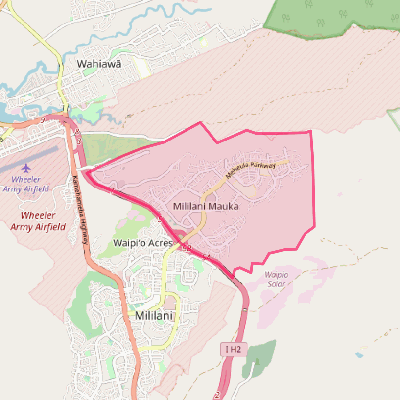 Map of Mililani Mauka