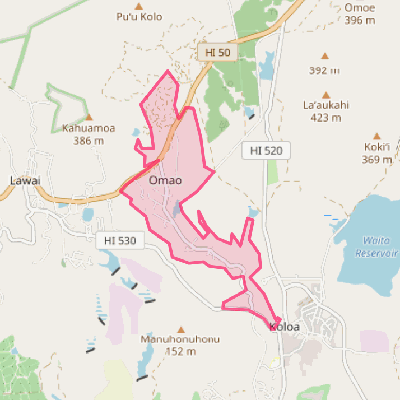 Map of Omao