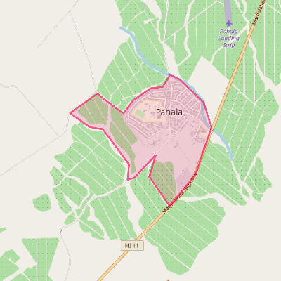 Map of Pahala