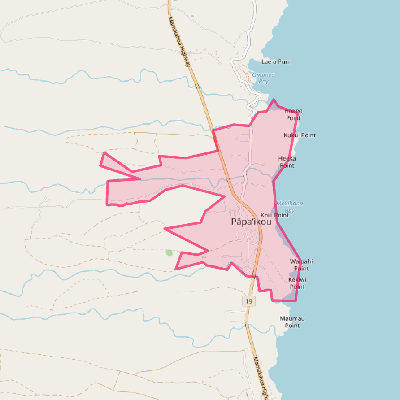 Map of Papaikou