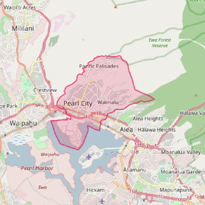 Map of Pearl City