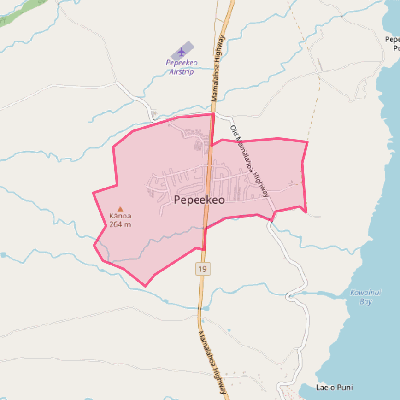 Map of Pepeekeo