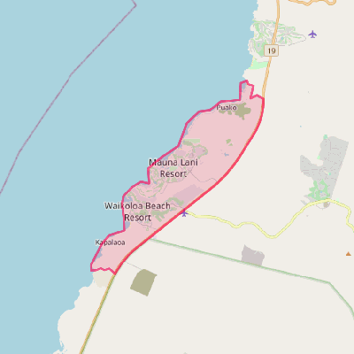 Map of Puako