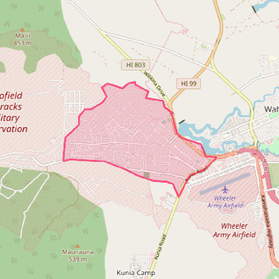 Map of Schofield Barracks