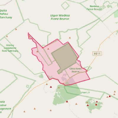 Map of Volcano