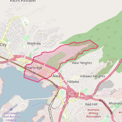 Map of Waimalu