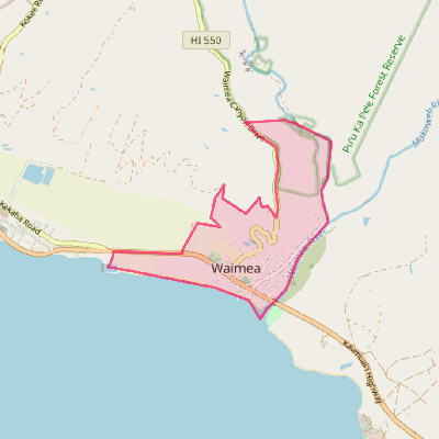 Map of Waimea