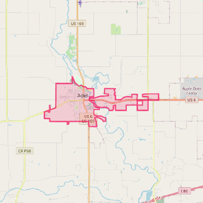 Map of Adel