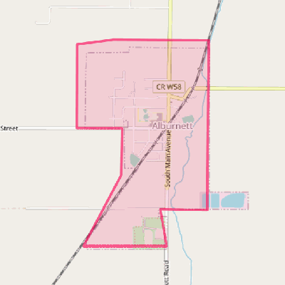 Map of Alburnett