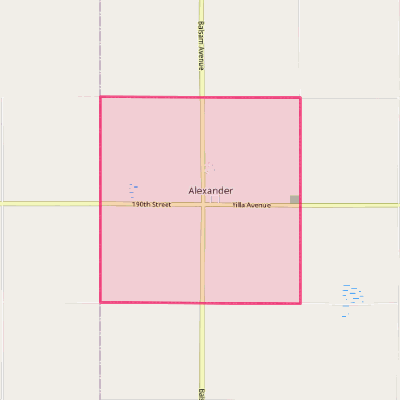 Map of Alexander