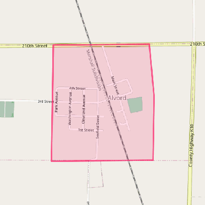 Map of Alvord