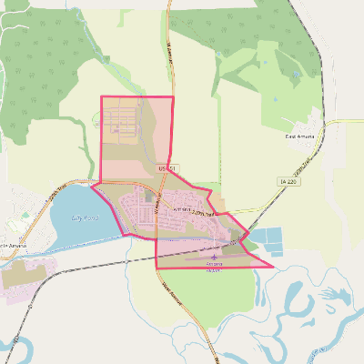 Map of Amana
