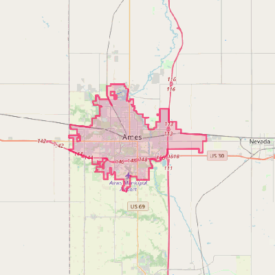 Map of Ames