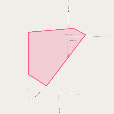 Map of Anderson