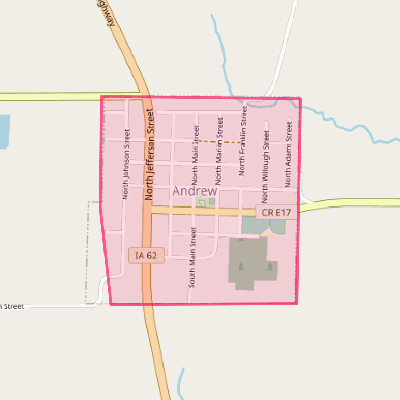 Map of Andrew