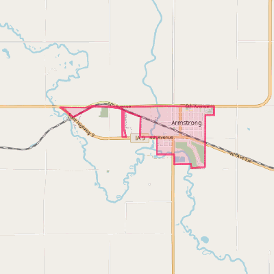 Map of Armstrong