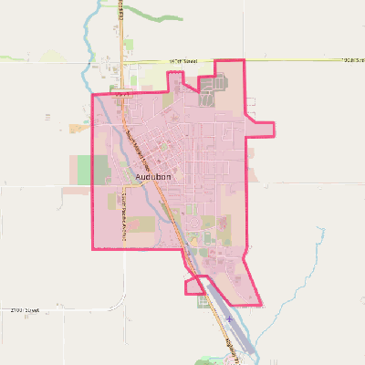 Map of Audubon