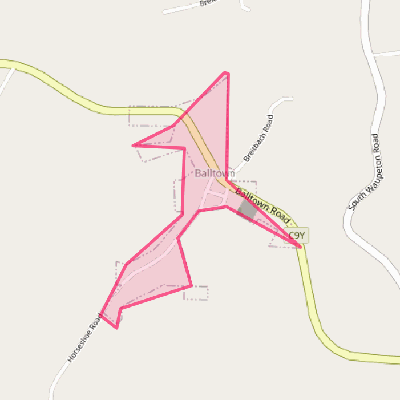 Map of Balltown