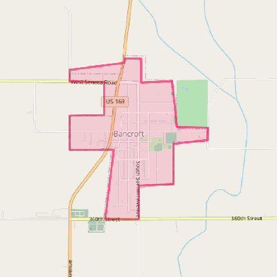 Map of Bancroft