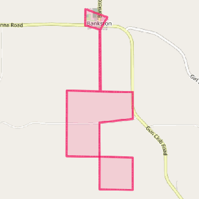 Map of Bankston