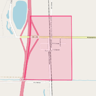 Map of Bartlett