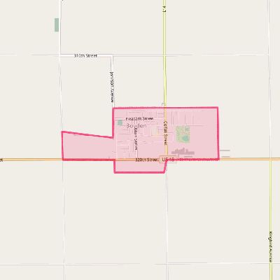 Map of Boyden