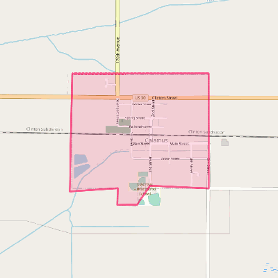 Map of Calamus