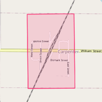 Map of Carpenter