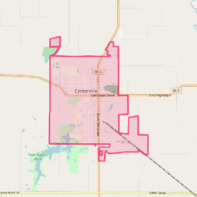 Map of Centerville