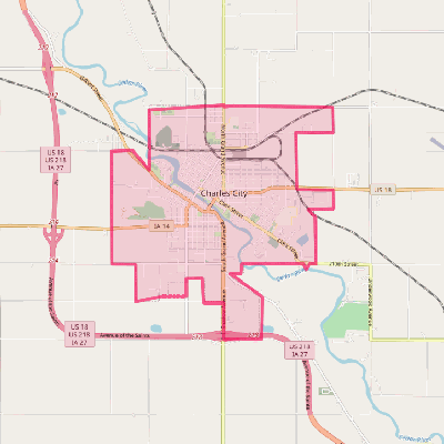 Map of Charles City