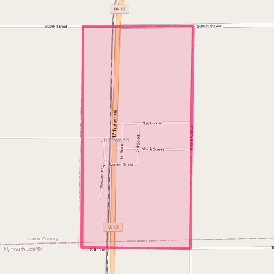 Map of Chatsworth